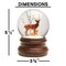 Christmas Snow Globe Wind Up Musical Snowglobe with Water